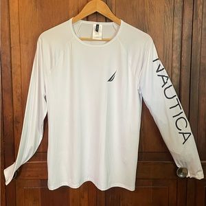 White Nautica Rash Guard NWOT